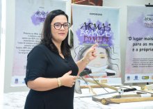 Foto da servidora Thaysa Vilar 