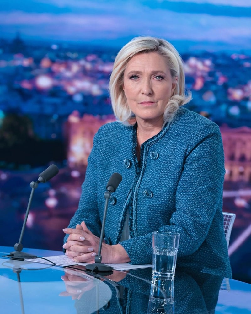Líder da ultradireita francesa Marine Le Pen