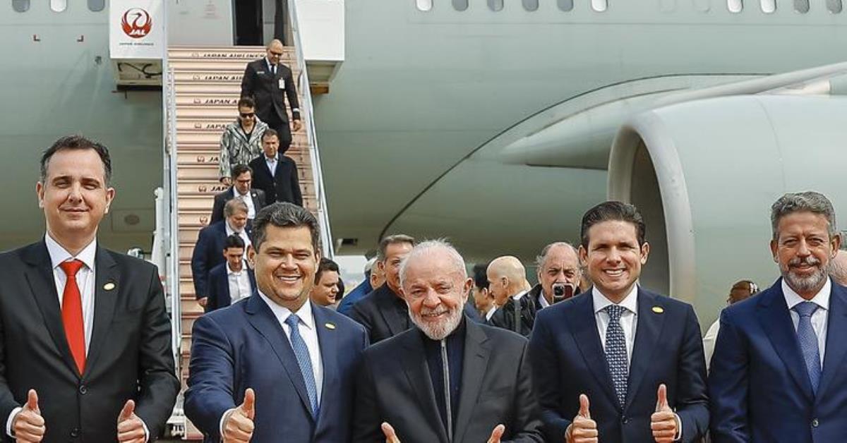 De ministros à cúpula do Congresso: quem viajou com Lula para a Ásia