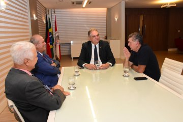 Presidente do TJPB recebeu visita do prefeito de Florianópolis