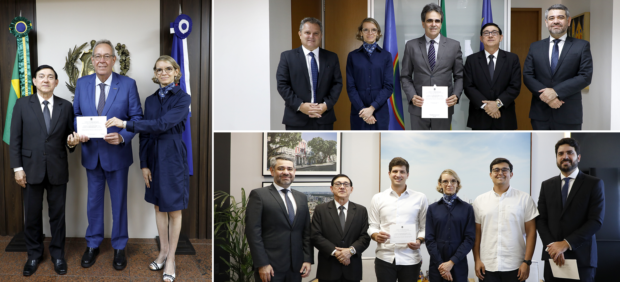 Integrantes da Mesa Diretora eleita para o biênio 2025-2027 cumprem agenda de visitas  
		Última atualização:  25/02/2025 às 15:22:00