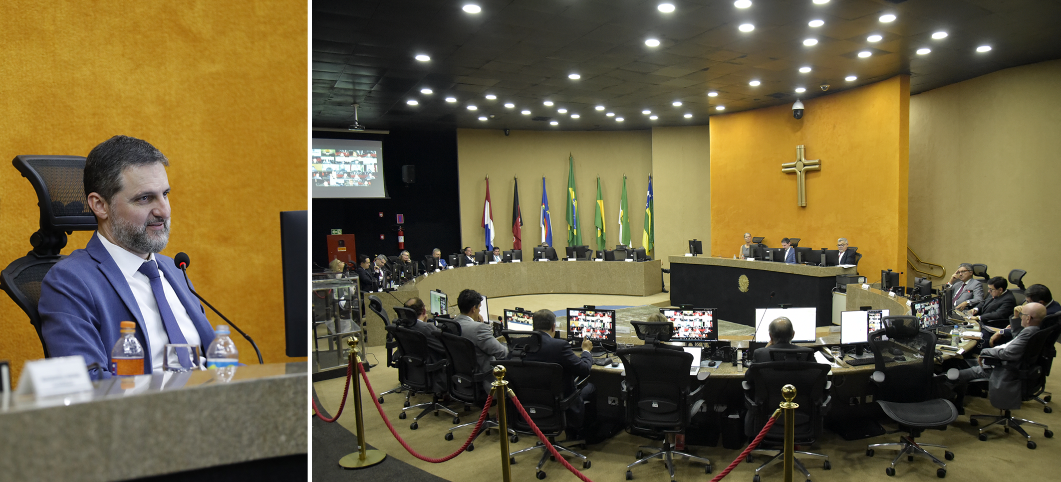 Membros da Mesa Diretora do TRF5 são homenageados na última sessão do Pleno da Gestão 2023-2025 
		Última atualização:  27/03/2025 às 16:43:00