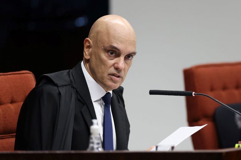 O ministro Alexandre de Moraes: 