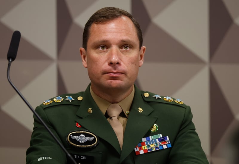 O tenente-coronel Mauro Cid