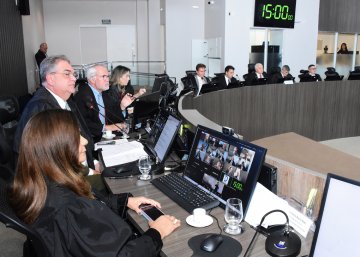 Foto da Sessão do Órgão Especial do TJPB 