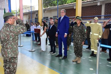 Presidente do TJPB participa de evento em escola