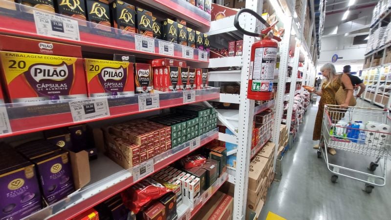 O café foi um dos produtos que registrou alta de preços, na prévia da inflação.