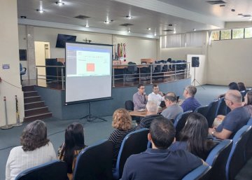 Treinamento dado pela equipe da Ditec