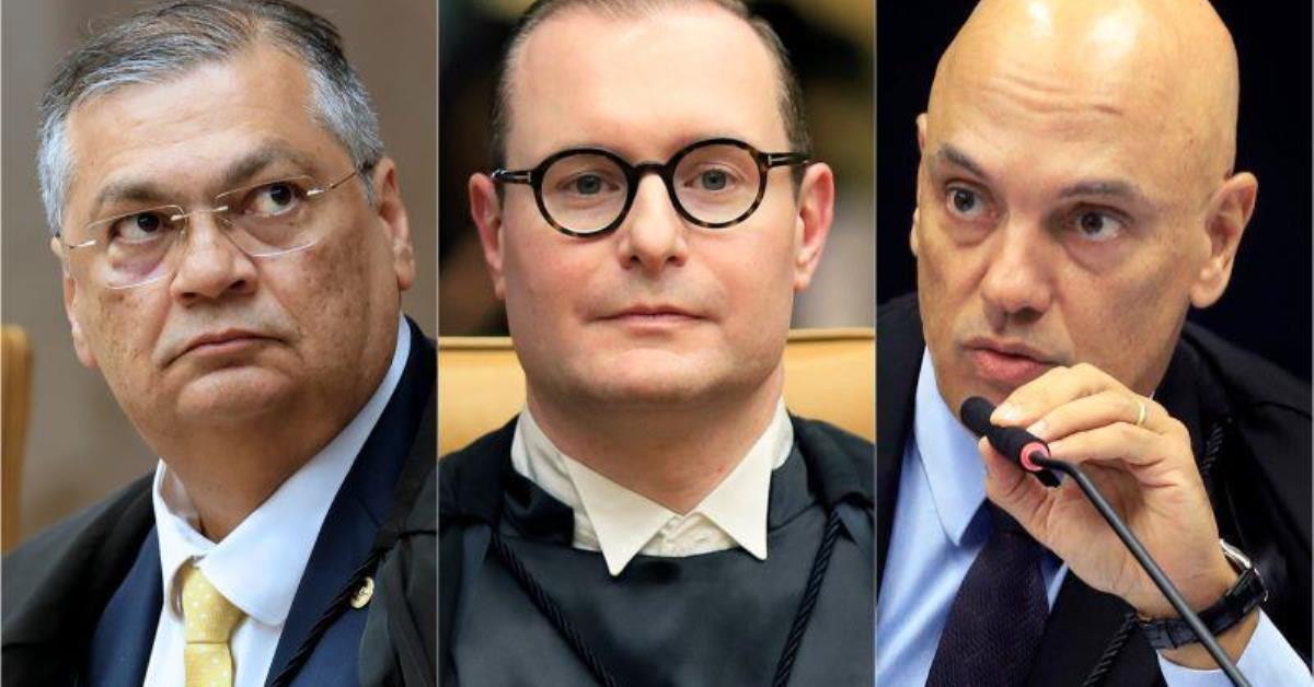 STF tem maioria para manter Dino, Zanin e Moraes em julgamento de Bolsonaro