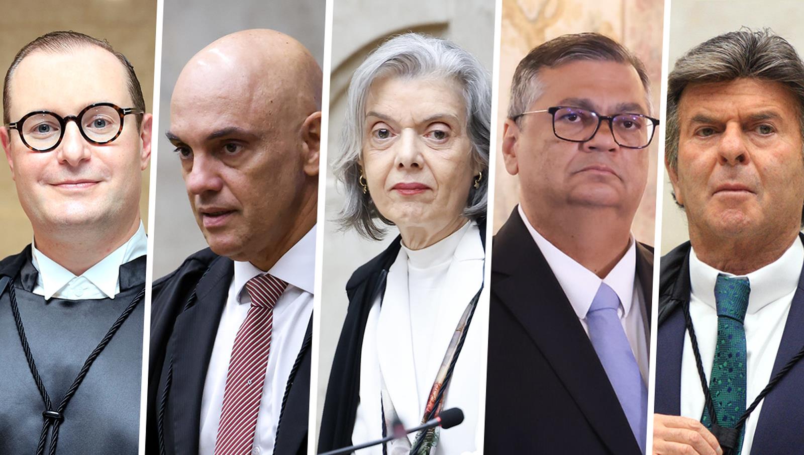 Veja quem são os ministros do STF que vão julgar Bolsonaro