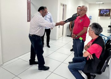 Treinamento com uso do detector de metais em São José de Piranhas