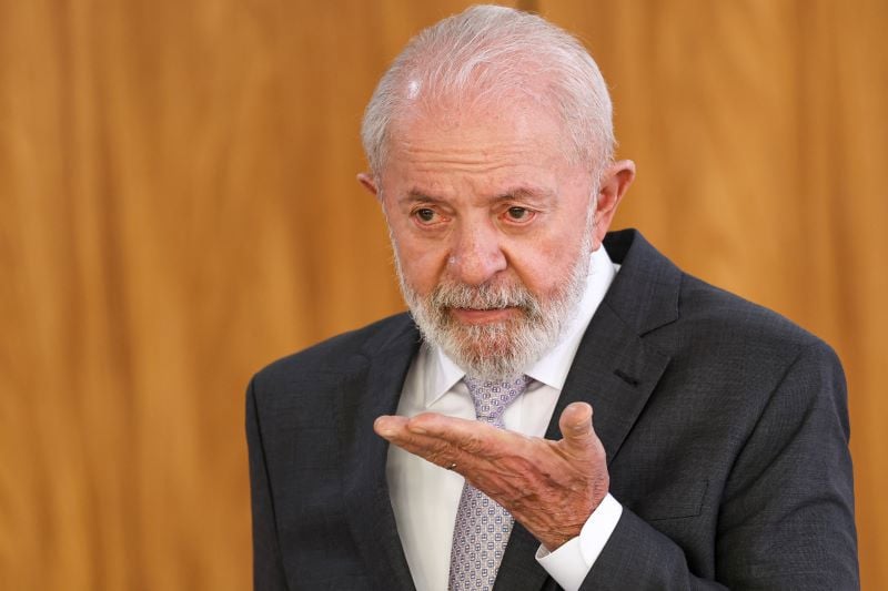 O presidente Lula: queda na aprovação veio próxima da virada de 2024 para 2025.