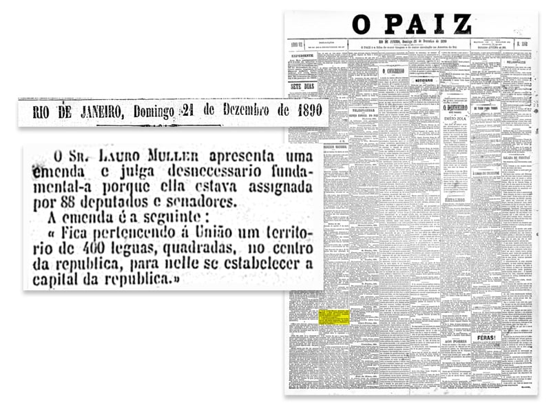 O Paiz, 21 de dezembro de 1890.