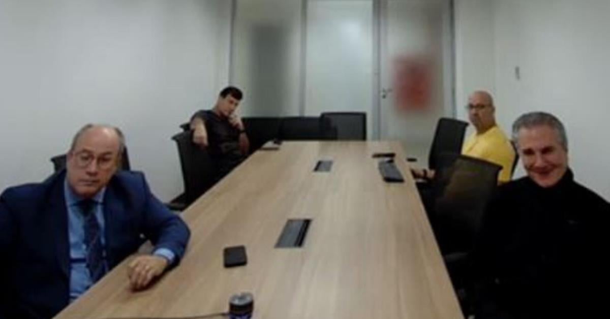 Collor sorri em audiência de custódia e diz que prisão foi regular