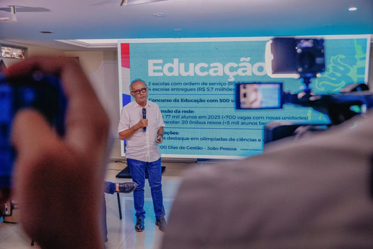 Concurso João Pessoa PB: prefeito anuncia 500 vagas na Educação