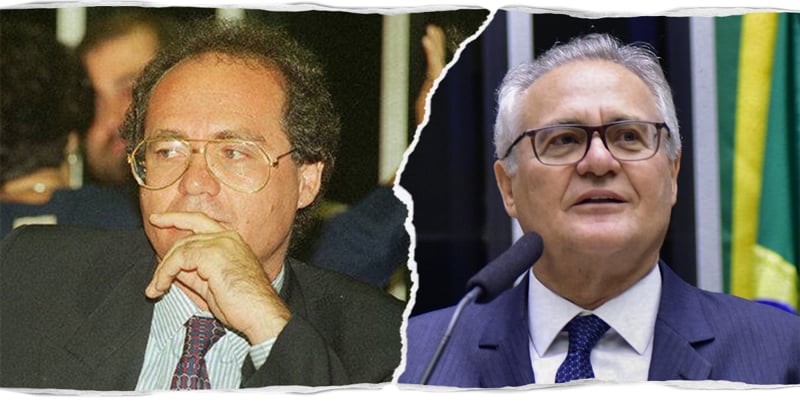 Renan Calheiros participou ativamente da campanha de Collor, mas rompeu com ele ainda no início do governo