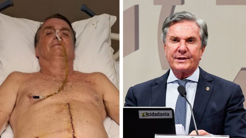 Ex-presidentes Jair Bolsonaro e Fernando Collor de Mello