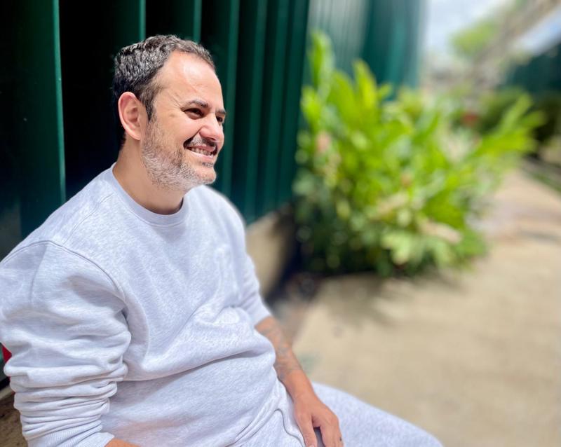 Glauber Braga perdeu mais de 4kg desde que iniciou a greve de fome.