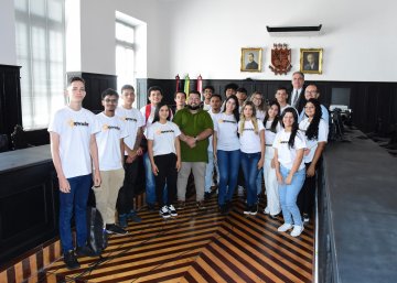 Presidente recebeu estudantes do Programa Jovem Aprendiz