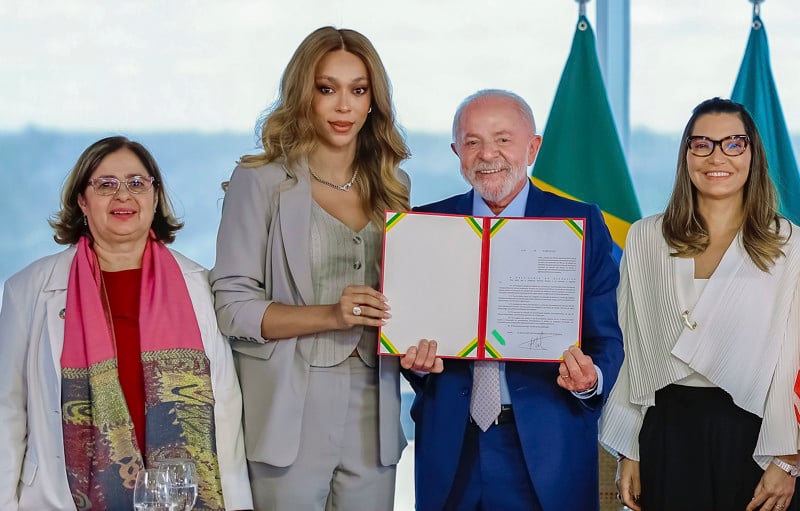 Lei foi sancionada no Palácio do Planalto.