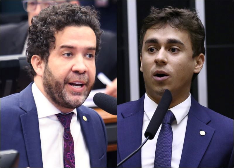 Os deputados André Janones (Avante-MG) e Nikolas Ferreira (PL-MG) se manifestaram a respeito da prisão de Collor.