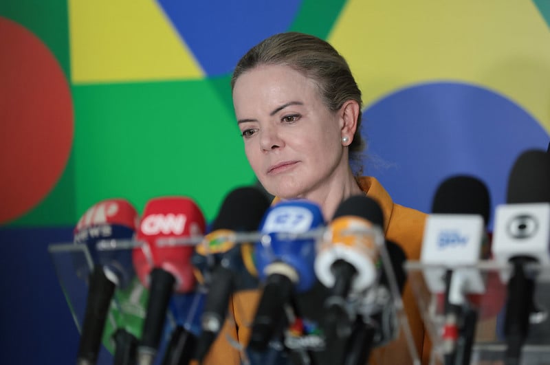 Ministra da Secretaria de Relações Institucionais, Gleisi Hoffmann