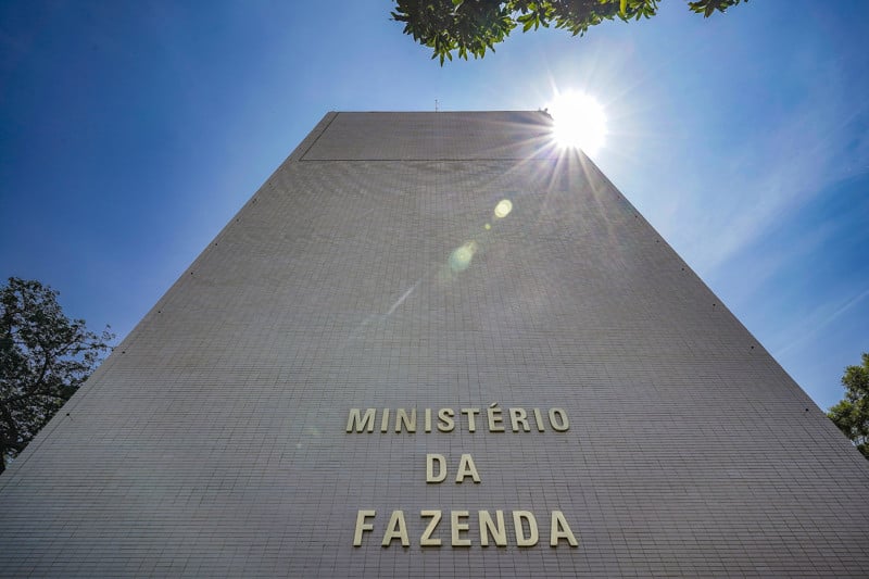 Prédio do Ministério da Fazenda, na Esplanada dos MInistérios em Brasília.
