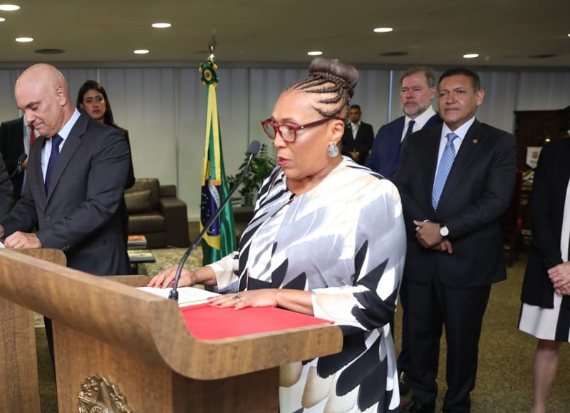 Ministra foi constrangida ao tentar acessar evento como palestrante oficial.