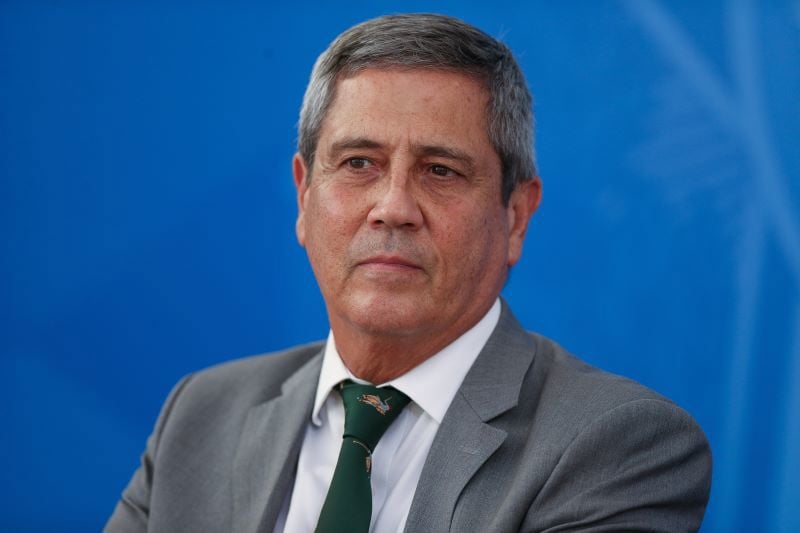 O general Braga Netto, preso preventivamente desde dezembro de 2024.