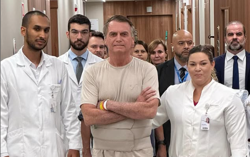 Bolsonaro tem previsão de alta para os próximos dias