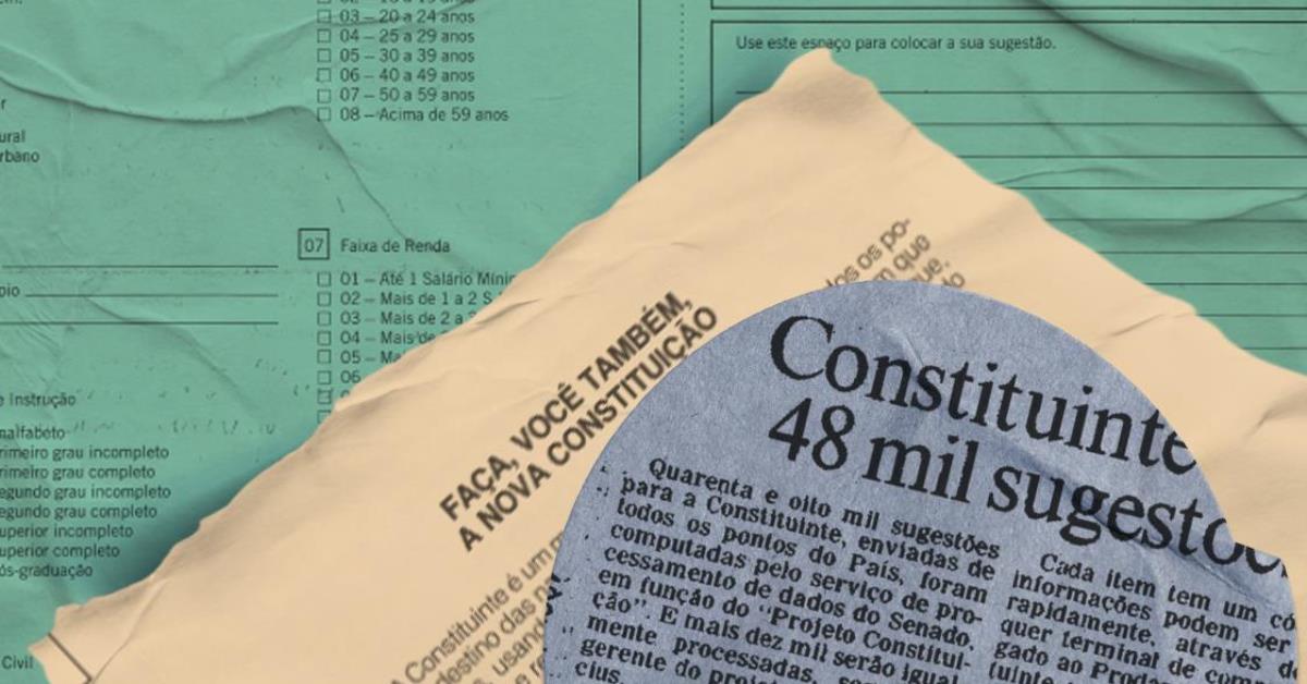 Cartas à Constituinte de 1987 pediram fim de motéis e menos feriados