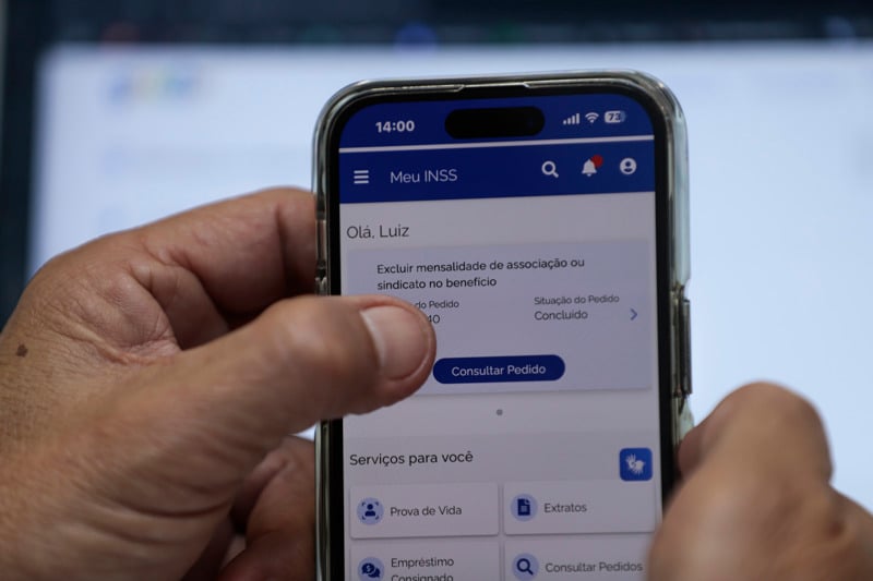 Validação será feita por biometria no aplicativo Meu INSS a partir de 23 de maio.