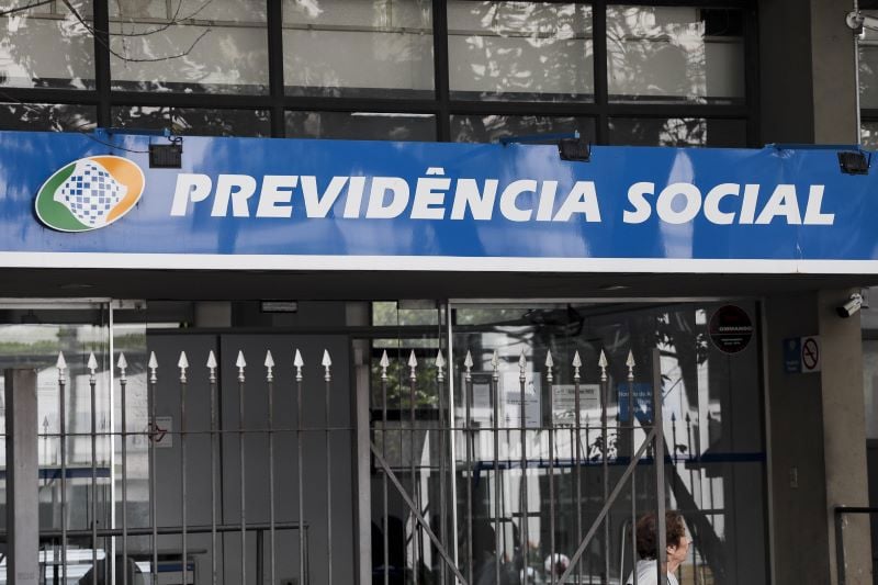 Agência do INSS em São Paulo.