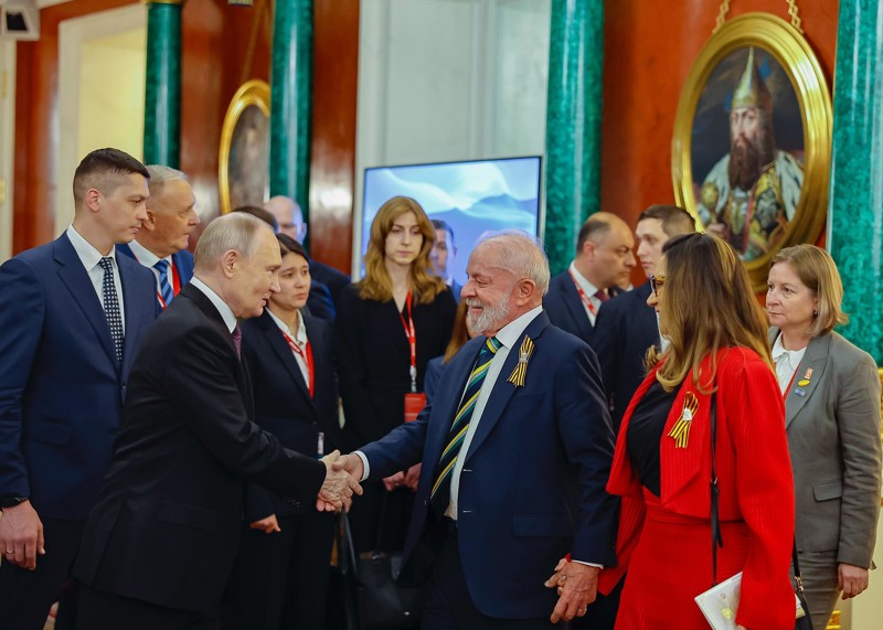 Presidente da República, Luiz Inácio Lula da Silva, durante jantar oferecido pelo Presidente da Federação da Rússia, Vladimir Putin.