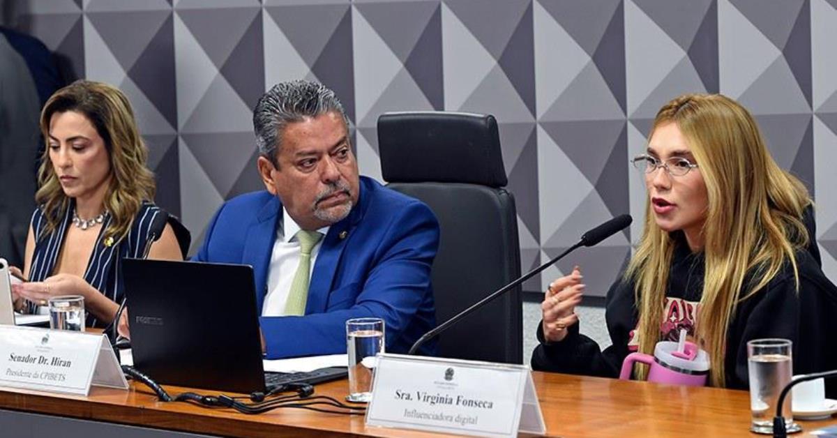 Na CPI das Bets, Virginia afirma: minha conta no jogo é real