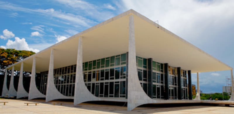Fachada do STF.
