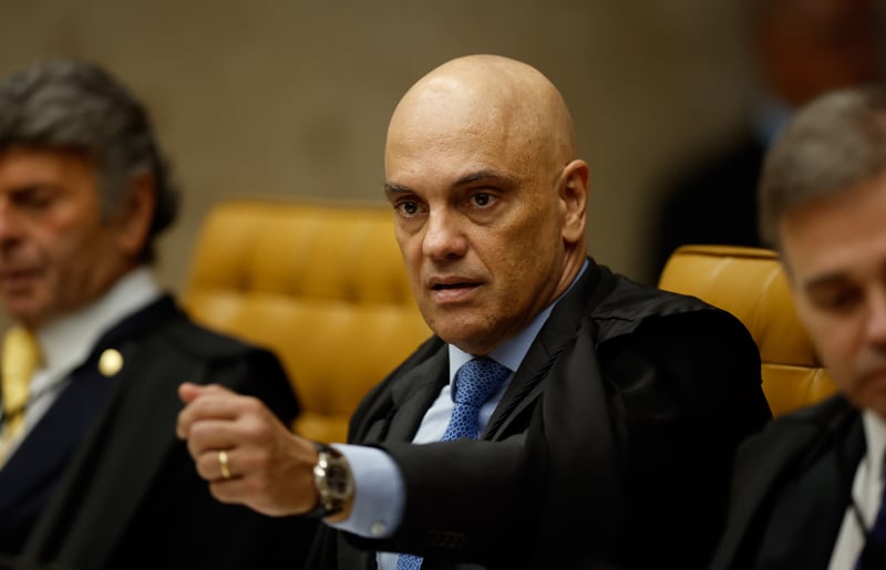 Ministro Alexandre de Moraes é o relator dos processos relacionados à tentativa de golpe de Estado