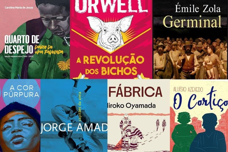 Livros que retratam a luta árdua do trabalhador pelo direito de melhores condições de vida