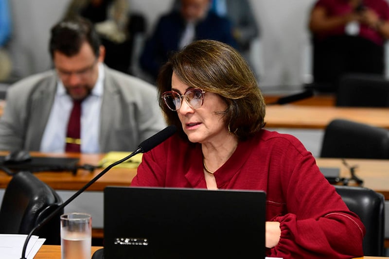 A senadora Damares Alves (Republicanos-DF) é autora da medida que altera o Estatuto da Cidade.