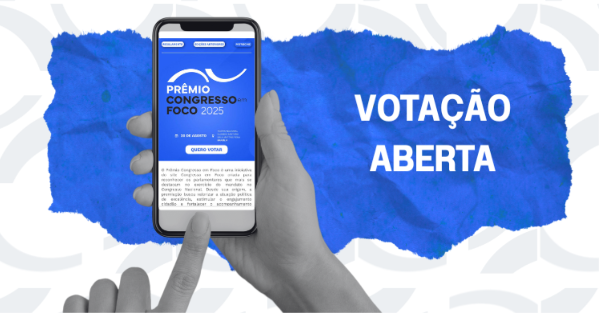 Começou a votação do Prêmio Congresso em Foco 2025; vote agora