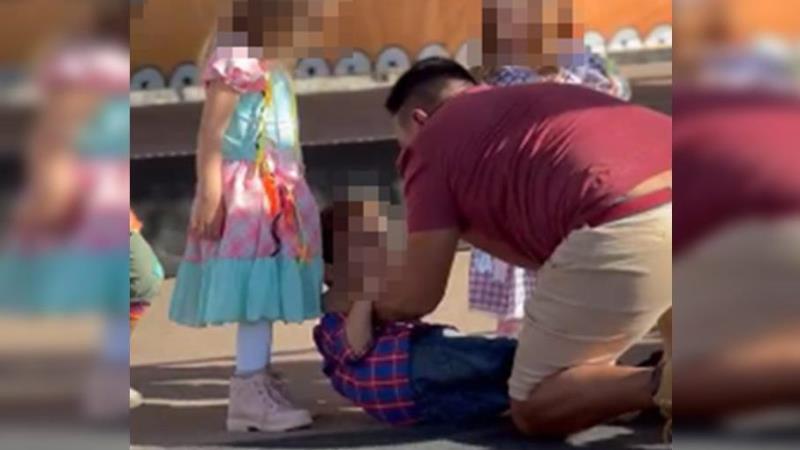 Homem agrediu criança em festa junina do DF.