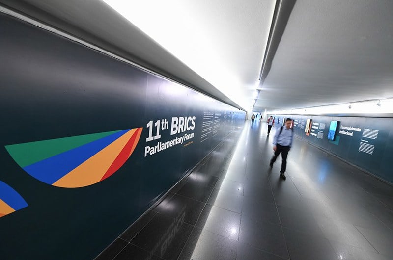 Corredor da Câmara dos Deputados.