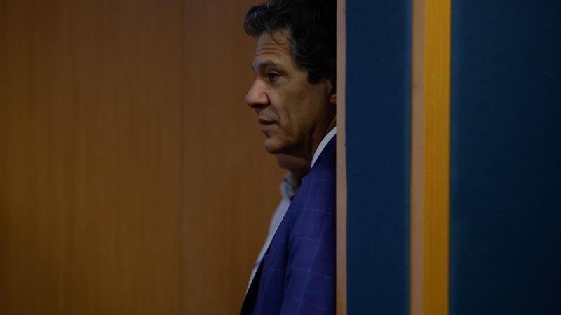 O ministro da Fazenda, Fernando Haddad: 
