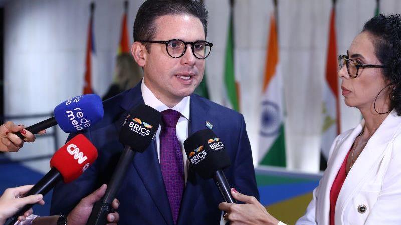 O presidente da Câmara, Hugo Motta (Republicanos-PB).