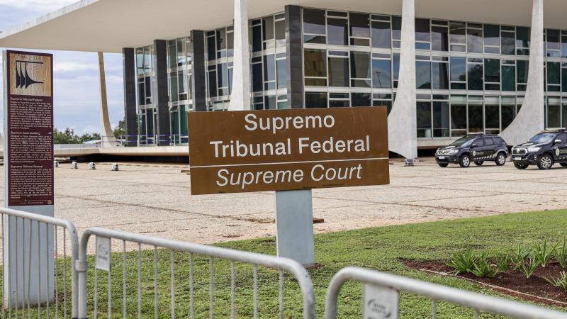 Fachada do STF.