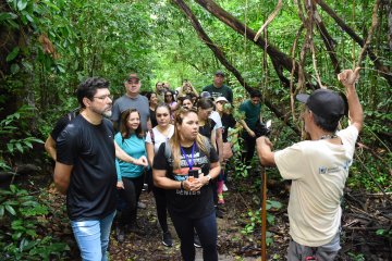Trilha no Jardim Botânico