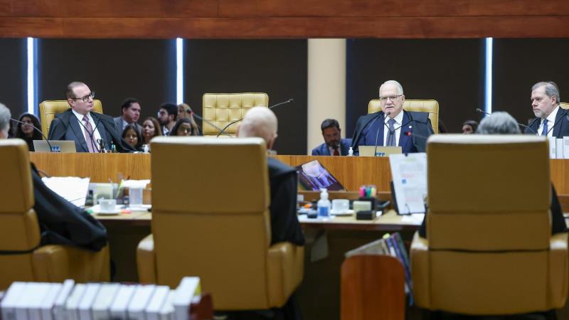 Sessão plenária do STF de hoje.