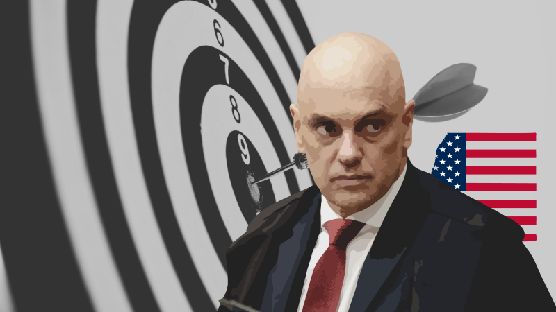 Sanções americanas a Moraes o bloqueiam no sistema bancário mundial.