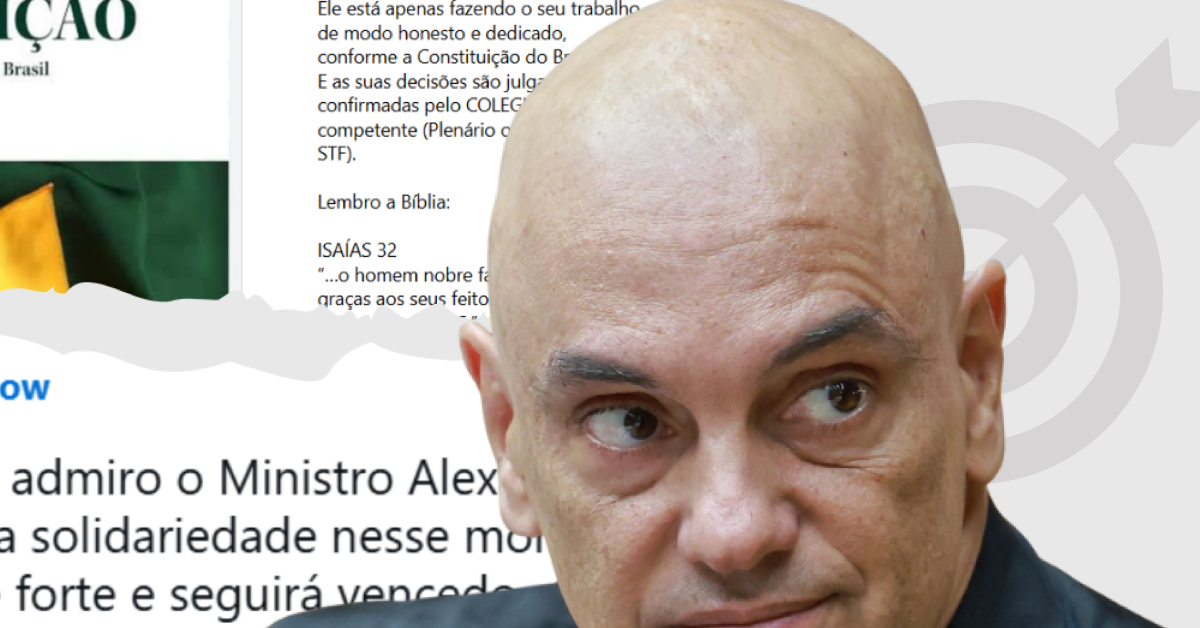 Autoridades se solidarizam com Moraes após sanção dos EUA