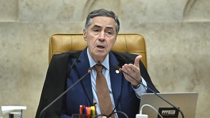 O presidente do STF, Luís Roberto Barroso: 
